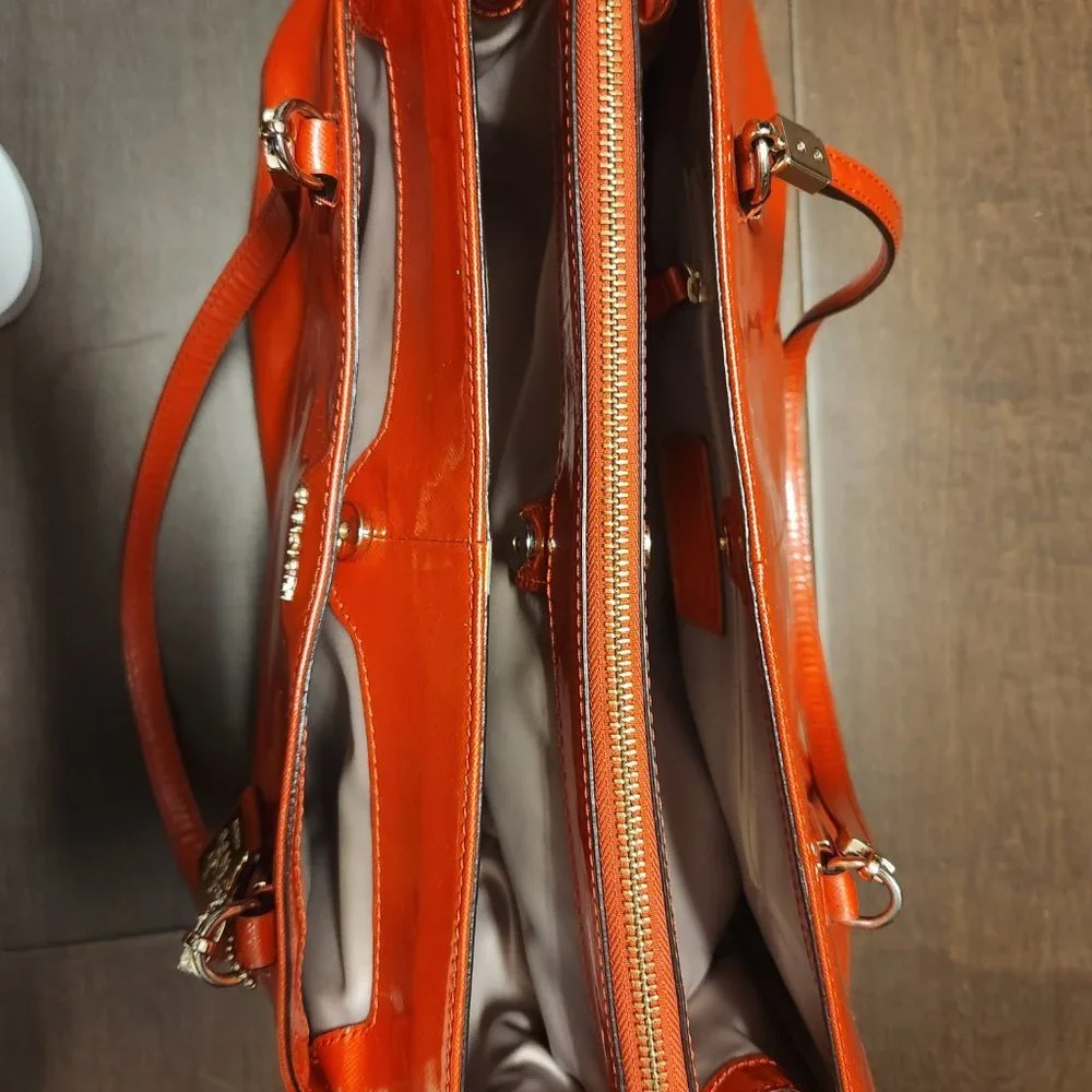 Coach Red Shoulder Bag and Wallet Set - Picture 2 of 5